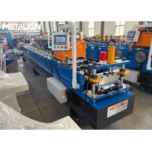 Windproof Standing Seam Roll Forming Machine With Chain Drive And 18 Stations