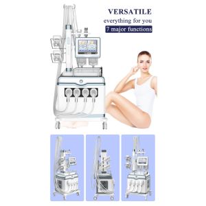 5MHZ RF 7 In 1 Cavitation Multifunction Cryolipolysis Machine Shock Wave