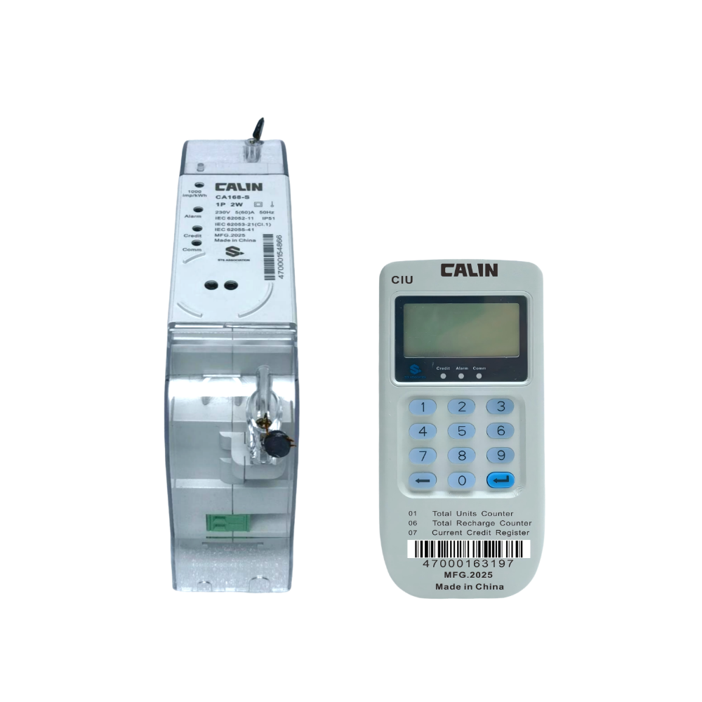 Split Type STS Single Phase Electric Meter , Plc G3 Rf Din Rail Power Meter