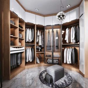 Customized Wooden Wardrobe Bedroom Furniture with Free Sample from Design Team
