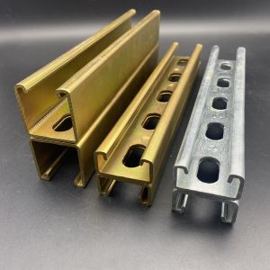 Gold Zinc TATE back to back point welding strut channel