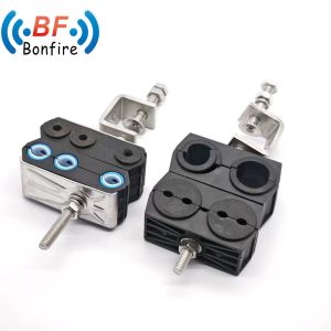 Stainless Steel Fireproof Radiating Leaky Feeder Cable Clamp with Customized