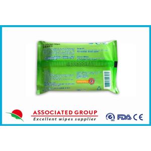 Non Irritating Aloe Vera Extract Disinfectant Wet Wipes