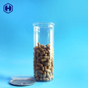 High Empty Transparent Cylinder Container Portable Leakage Proof