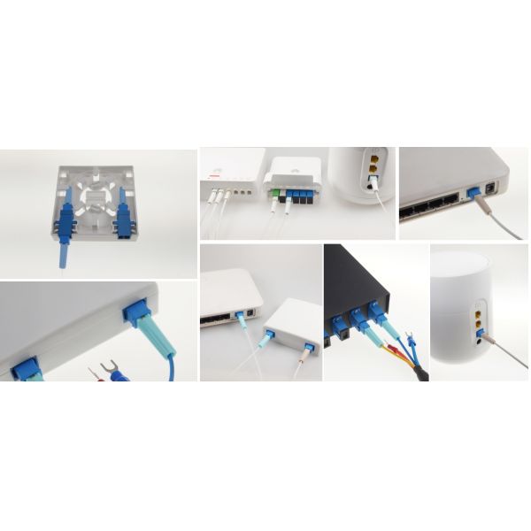 Support for Customisation G.657A2 FTTH OPGW Optical Hybrid Cable Connector Length