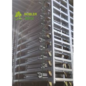 Transporting Garden Flower Cart Garden Center Carts Welded Mesh High Performance