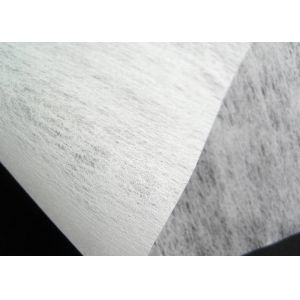 ES Nonwoven Fabric 18g 50g Customized Width White Fabric