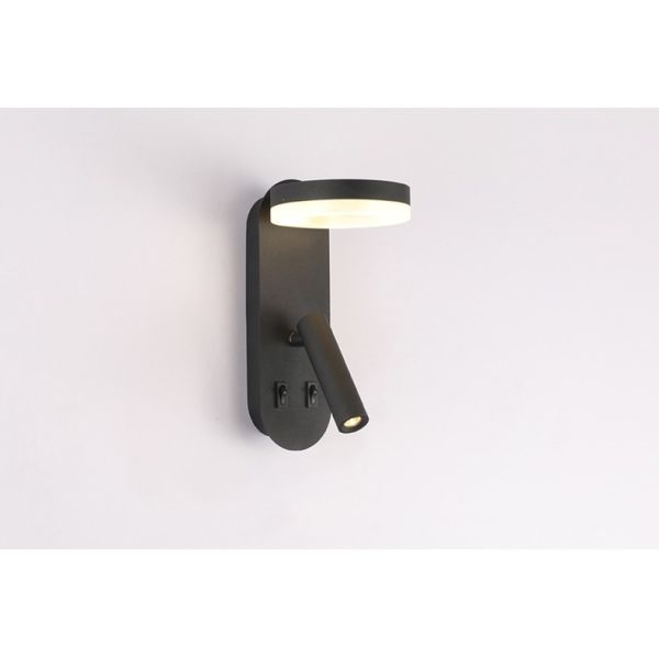 Reading Wall Lamp acrylic ball Bedside Wall Sconce double switches reading lamp Hotel Villa headboard wall light