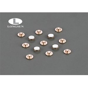 Flat Head Rivet Moving Welding Contact Tips Pure Silver Solid Clean With No Burr