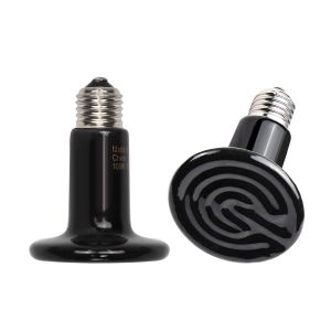Ceramic Heat Emitter Reptile Heat Lamp 50W For Amphibian Snake Terrarium