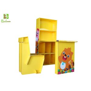 Cartoon Eco - FriendlyCardboard Display Furniture One Set Finish Matt Lamination