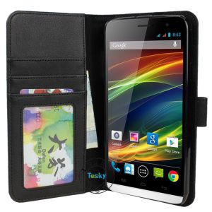 pu leather mobile phone cases for WiKo slide