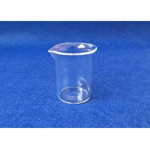 Cylinder Shape Clear Quartz Glass Beaker Various Volume Optional