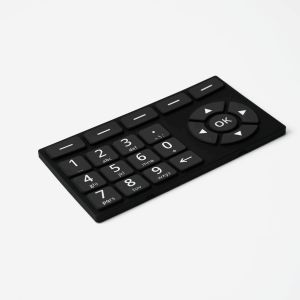 Flexible Flame Retardant Rubber Keypad Membrane Switch Ozone Resistant