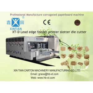 Cheap Automated Feeding Flexo Printer Slotter Machine High Speed Cutting Machine for sale