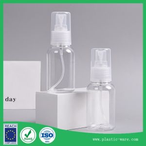 boston round 2 / 4 / 8 / 16 oz clear PET bottles alcohol hand sanitizer packing