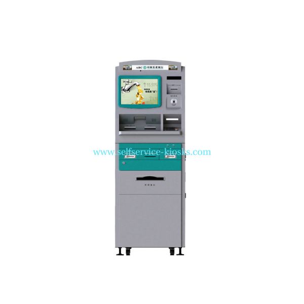 Card Dispenser Kiosk With card Printer / Metal Encrypted Pin Pad/ATM kiosk S831