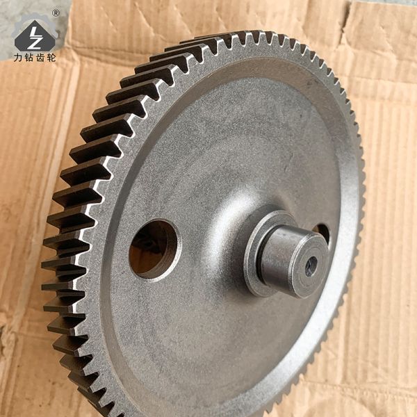 Heat Treatment Excavator Gear PC60 6 Large Oblique Teeth Of Rotary Gearbox