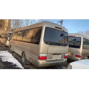 Used Toyota Bus 23 Seats Front Engine Used Coaster Sealing Window Manual