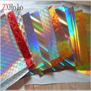 Recyclable Metallized Holographic Paper Sheets / Roll Customized Environment