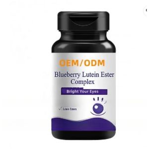 Customized OEM Blueberry Lutein Esters Gummy Tablets Relieve Eye Fatigue Lutein