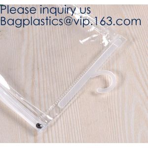 Custom Logo Zip Lock Transparent PVC EVA Cosmetic Bag,Reusable EVA swimwear bag