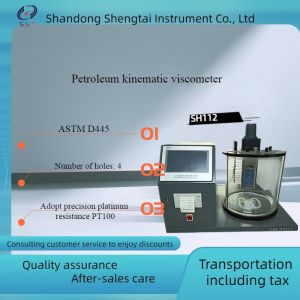 China SH112 Automatic calculation of viscosity value usingHeavy oil, crude oil  kinematic viscometer ASTM D445445 on sale