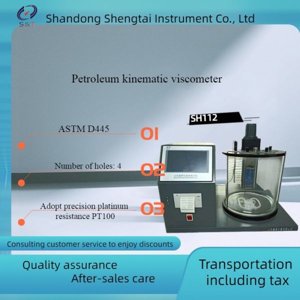 Quality SH112 Automatic calculation of viscosity value usingHeavy oil, crude oil  kinematic viscometer ASTM D445445 wholesale
