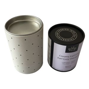 China OEM ODM Paper Cans Packaging Cylinder Gift Boxes With Outer Roll Cover on sale