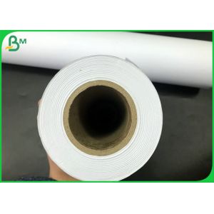 Large Format Greyish White Bond Plotter Paper 45g 60g 70g 80g For Engineering