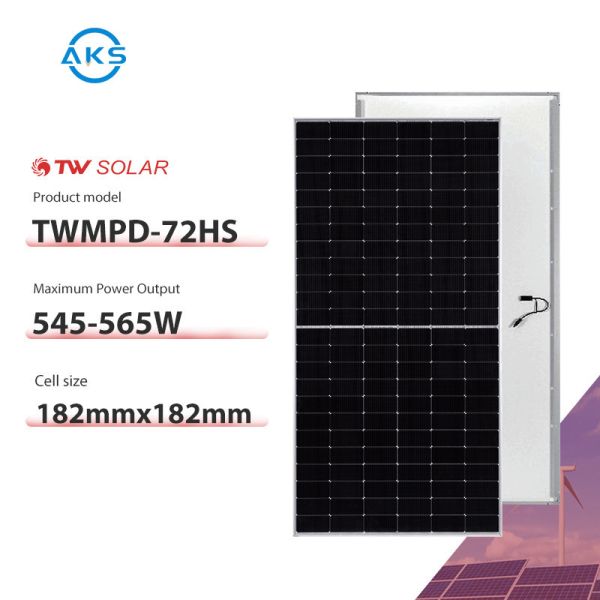 High Reliability Tongwei Solar Panel 144 Cells 550 Watt Monocrystalline Solar