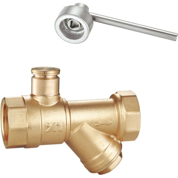 1303 Triangle Patterned Magnetic Lockable Water Meter Valve with Lead-Sealable