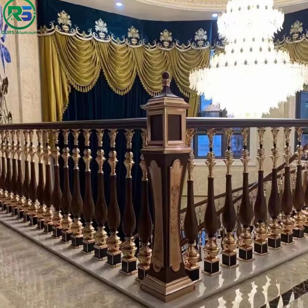 Quality CE ISO Black aluminum hand rail Fabrication Method Best Editable Construction wholesale