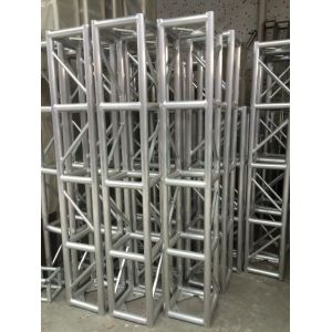 China Stage Screw Aluminum Square Truss , Silver Tube Truss System on sale