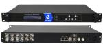 8 Port To 4 RF CVBS To DVB-C Encoder Modulator , Digital TV Video Encoder
