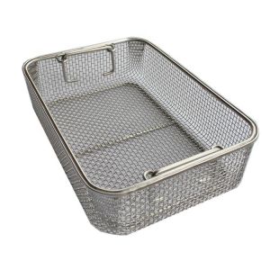 Cheap Electrolyzation Surgery Sterilization Fine Mesh Basket Container for sale