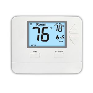 Cheap Wall Mount Non Programmable Thermostat With High Temperature Control And Push Button User Interface for sale
