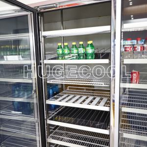 6 Inch PU Panel Commercial L Type Display Walk in Cooler with Beer Cave