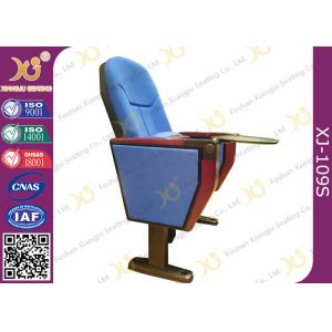 Commercial Fabric Folding Auditorium Theater Seating With Outside Table