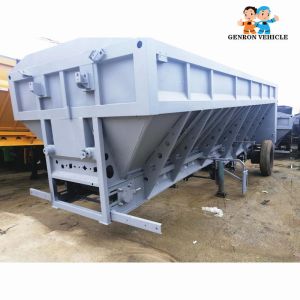 China JOST Landing Gear 18 Wheeler 35M3 Dump Semi Trailers on sale