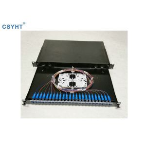 Cheap 19&quot; 1U 24SC FDT Fiber Distribution Terminal Cabinet for sale