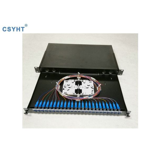 Quality 19" 1U 24SC FDT Fiber Distribution Terminal Cabinet wholesale