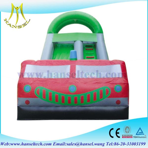 Hansel Cheap Inflatable Amusement Equipment Double Lane inflatable Slide for