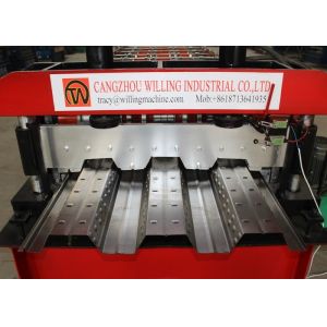 China Full Automatic Floor Deck Roll Forming Machine PLC Control Easy Operation on sale China Full Automatic Floor Deck Roll Forming Machine PLC Control Easy Operation on sale