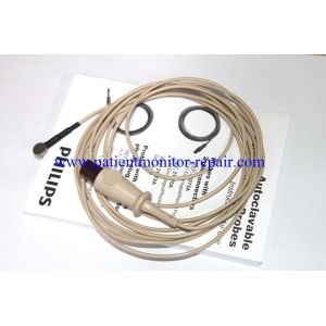 Medical Spare Parts M21078A Autoclvable Temperature Probes With 2-Pin Connectors
