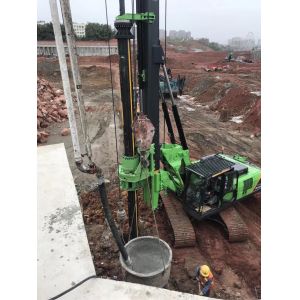 Cheap 125kN.M Hydraulic Piling Rig Borehole Drilling Equipment Max. Diameter 1300mm KR125c Speed Of Rotation 8~30 Rpm for sale