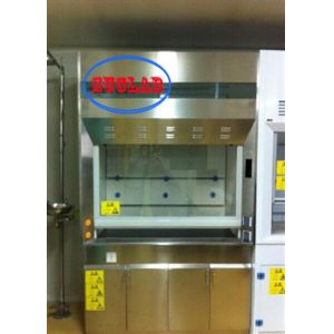 Manual Control Method Ducted Lab Fume Hood Easy to Audible And Visual Alarms
