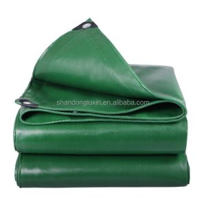 Advantageous PVC Tarpaulin for Covering Items Wide Applicability in Green