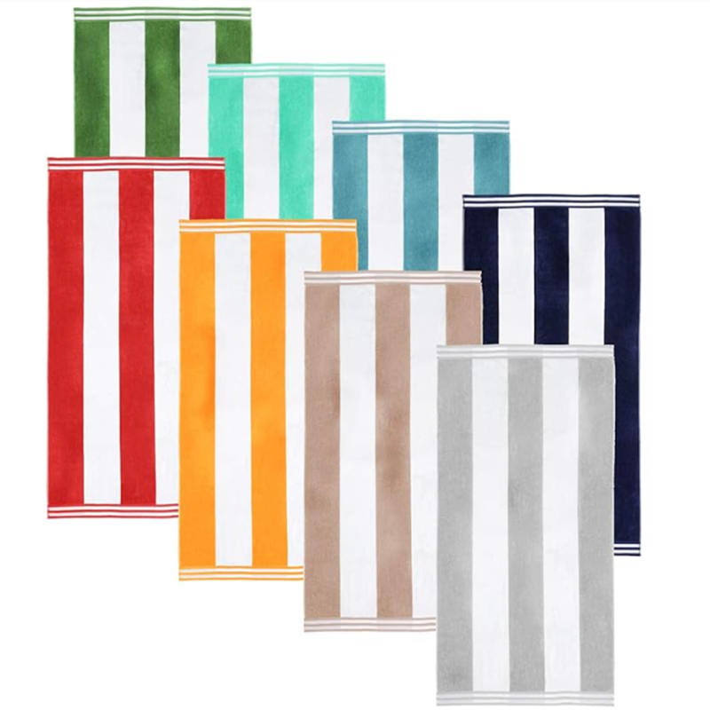 Extra Large 100% Cotton Beach Towel in 70x140cm and 75x150cm Sizes for Superior