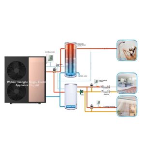 China Auto Water Pump Heater Inverter Steel and Stainless Hot Pool Heaters with Power Storage for Hotels Households Outdoor Use on sale